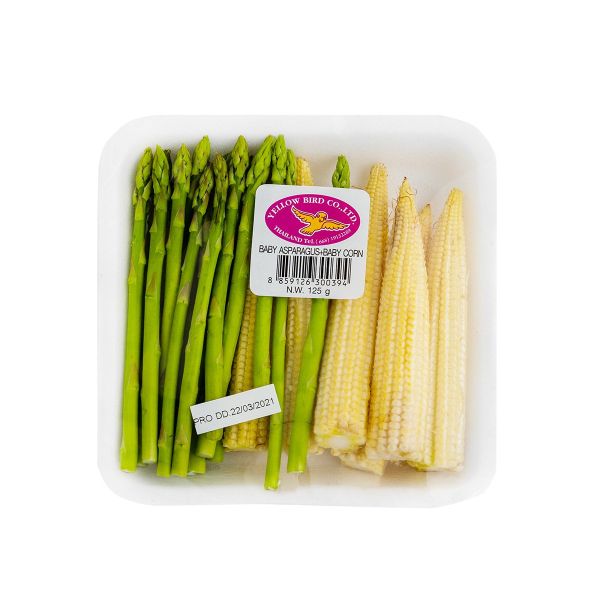 Baby Asparagus and Baby Corn Thailand Approx125g (Pack)