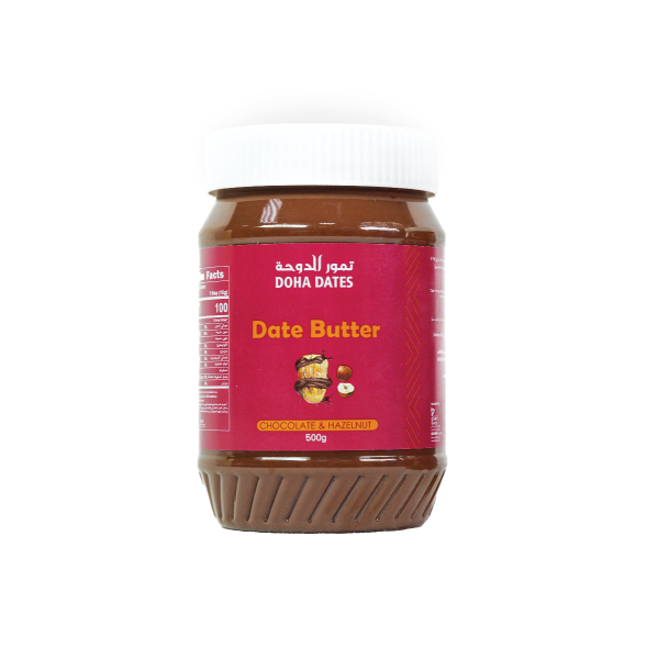 Date Butter - Chocolate & Hazelnut Doha Dates 500 Gm (Pkt)