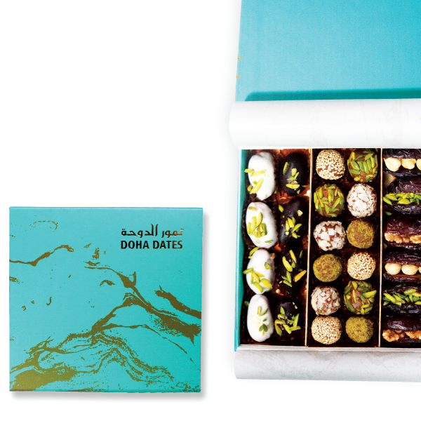 Marbel Box - Turquoise Doha Dates 500 Gm (Pkt)