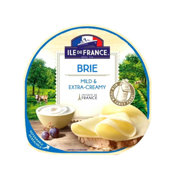 Ile De France Cheese Slice Brie Mild 150G