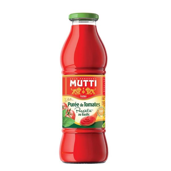 Mutti Pur.Tomate Basilic 700G