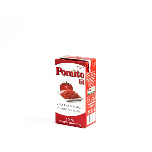 Pomi Pure Tomato Chopped Brick 500g