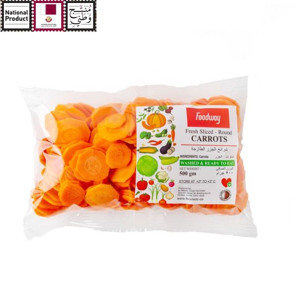 Carrots Round Sliced Foodway (Pack)