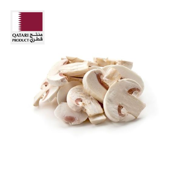 Mushroom Button Sliced Qatar (Pack)
